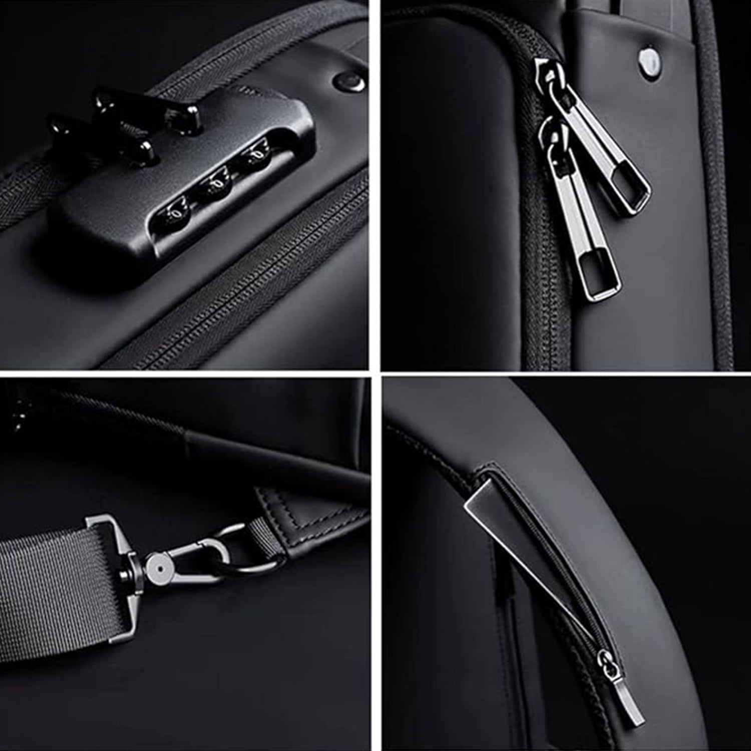 Trendy Anti-Theft Crossbody Sling Bag with USB Charging Port (1 Pc) Trendy Anti-Theft Crossbody Sling Bag with USB Charging Port (1 Pc)